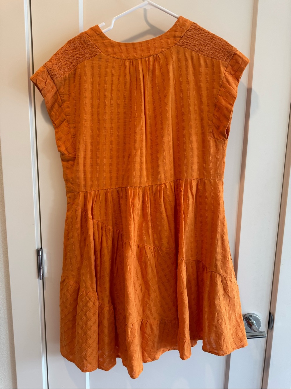Anthropologie Maeve Orange Dress - Picture 3 of 4